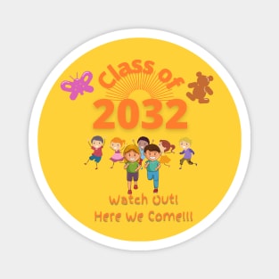 Class of 2032 School Kids Magnet